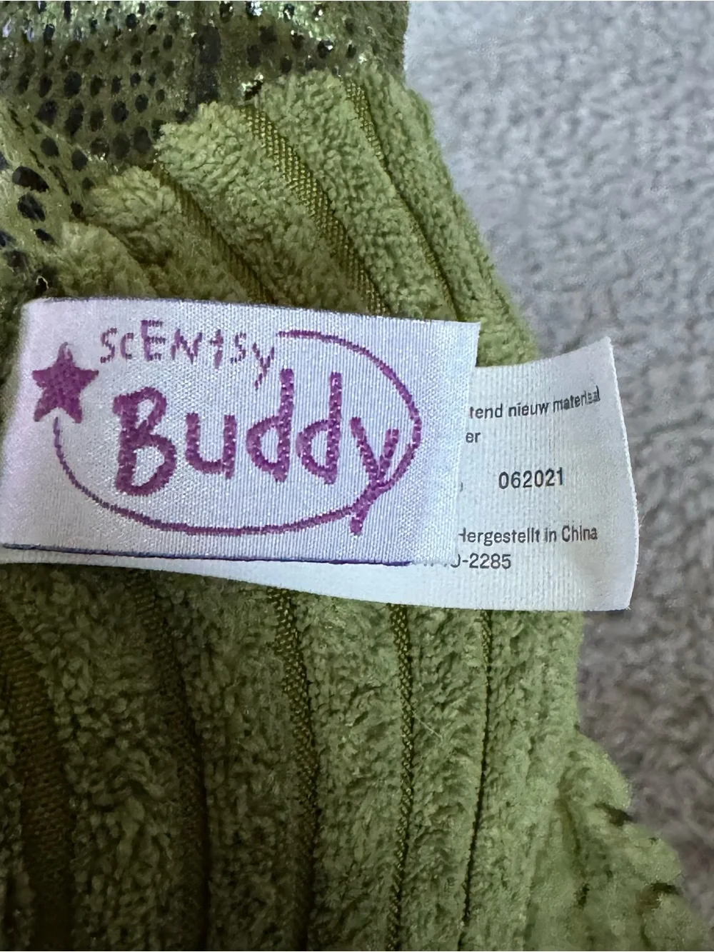 Scentsy Buddy Tex the T Rex Dinosaur Plush 16” Green Stuffed Animal Toy